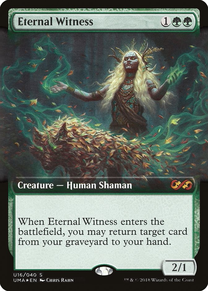 Eternal Witness (Topper) [Ultimate Masters Box Topper] | Gate City Games LLC