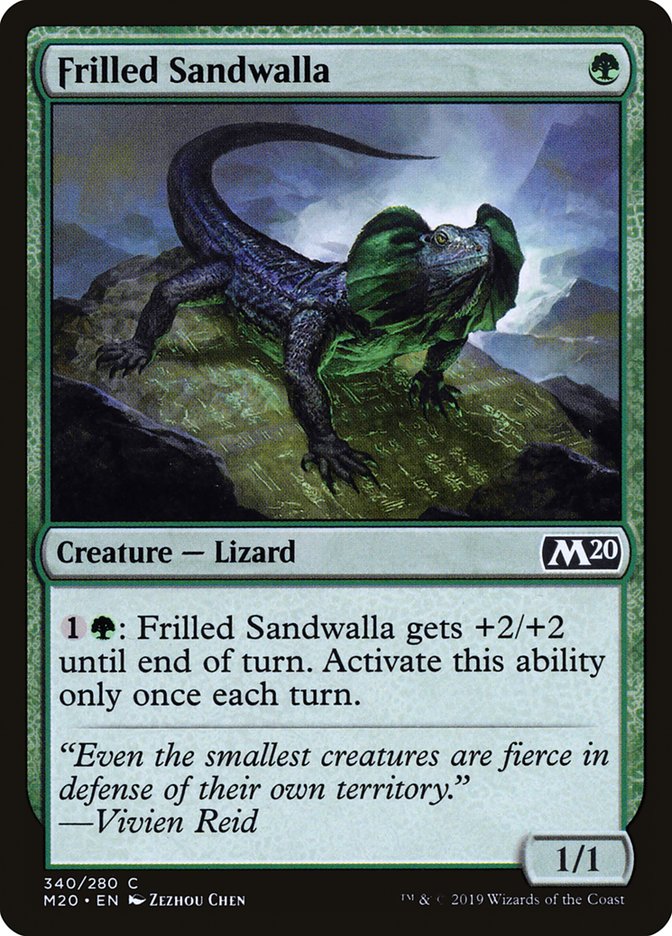 Frilled Sandwalla [Core Set 2020] | Gate City Games LLC