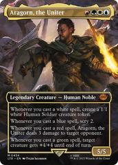 Aragorn, the Uniter (Borderless Alternate Art) [The Lord of the Rings: Tales of Middle-Earth] | Gate City Games LLC