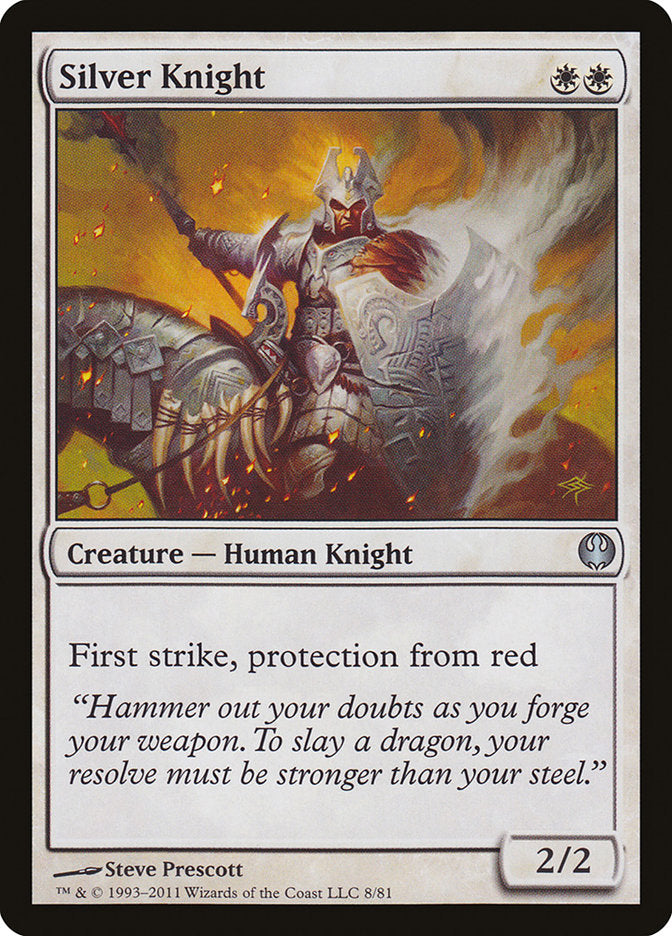 Silver Knight [Duel Decks: Knights vs. Dragons] | Gate City Games LLC