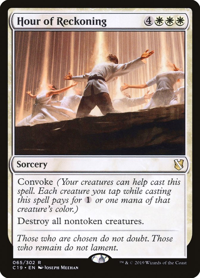 Hour of Reckoning [Commander 2019] | Gate City Games LLC