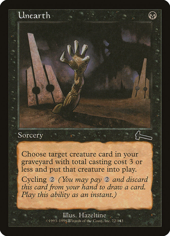 Unearth [Urza's Legacy] | Gate City Games LLC