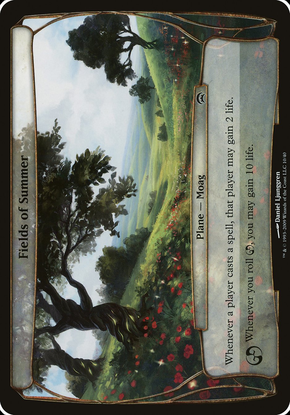 Fields of Summer (Planes) [Planechase Planes] | Gate City Games LLC