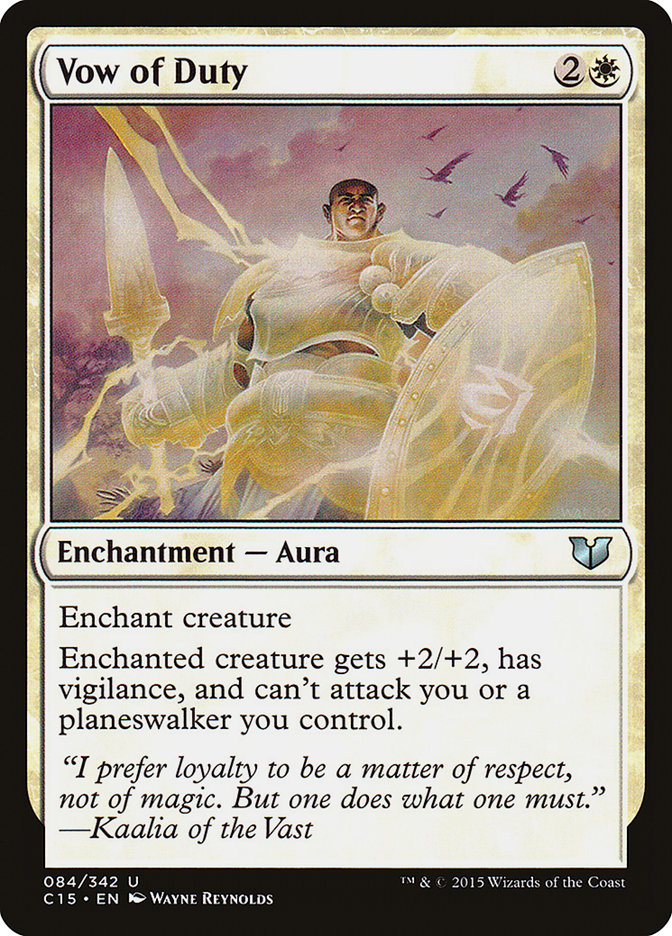 Vow of Duty [Commander 2015] | Gate City Games LLC