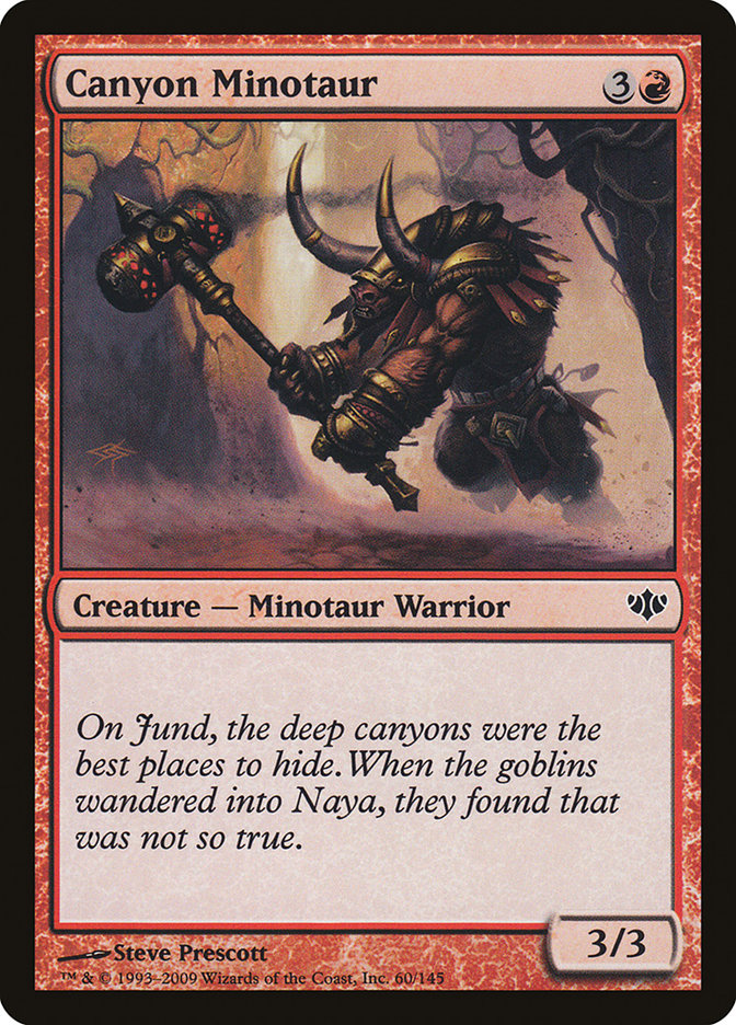 Canyon Minotaur [Conflux] | Gate City Games LLC