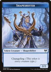 Elf Warrior // Shapeshifter Double-Sided Token [Kaldheim Tokens] | Gate City Games LLC