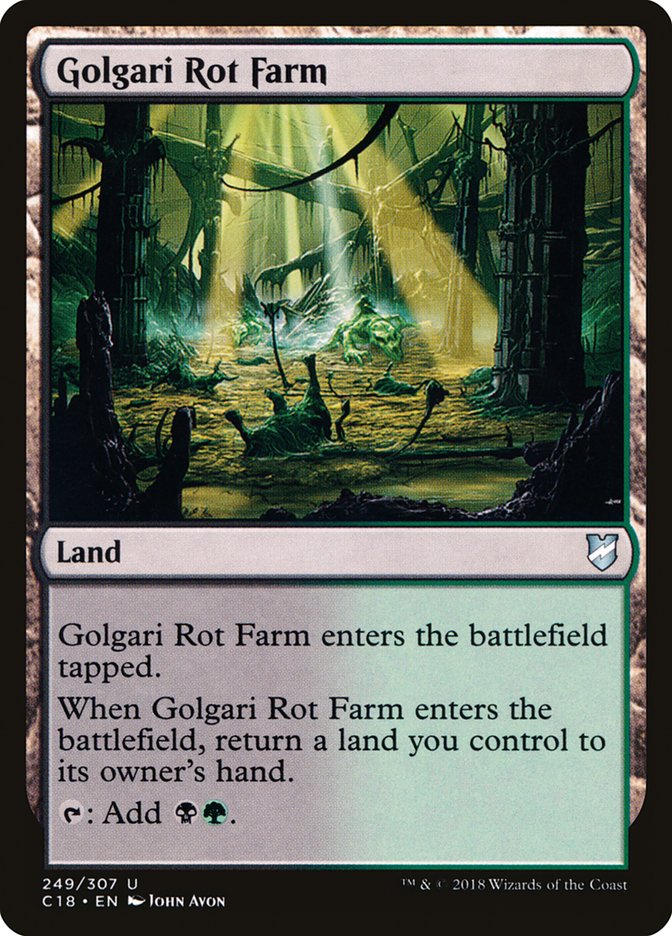 Golgari Rot Farm [Commander 2018] | Gate City Games LLC