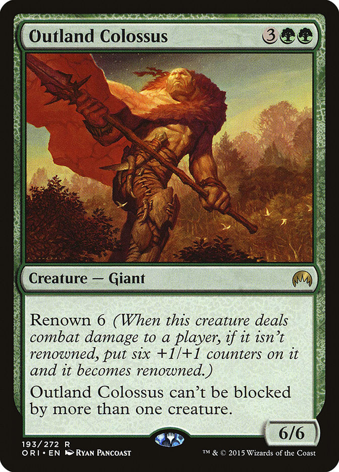 Outland Colossus [Magic Origins] | Gate City Games LLC