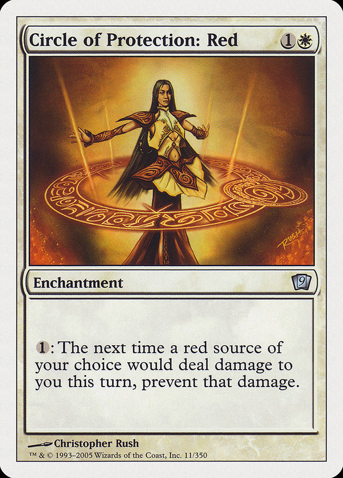 Circle of Protection: Red [Ninth Edition] | Gate City Games LLC