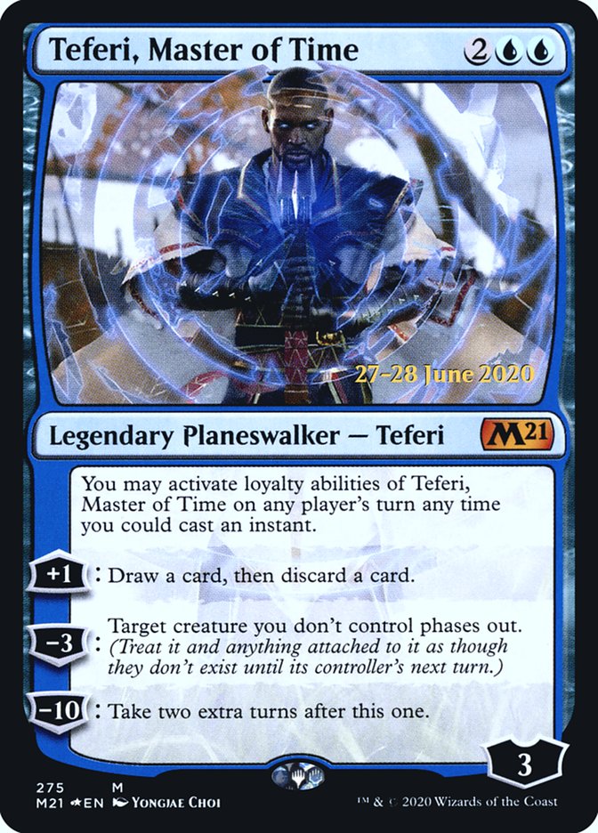 Teferi, Master of Time [Core Set 2021 Prerelease Promos] | Gate City Games LLC
