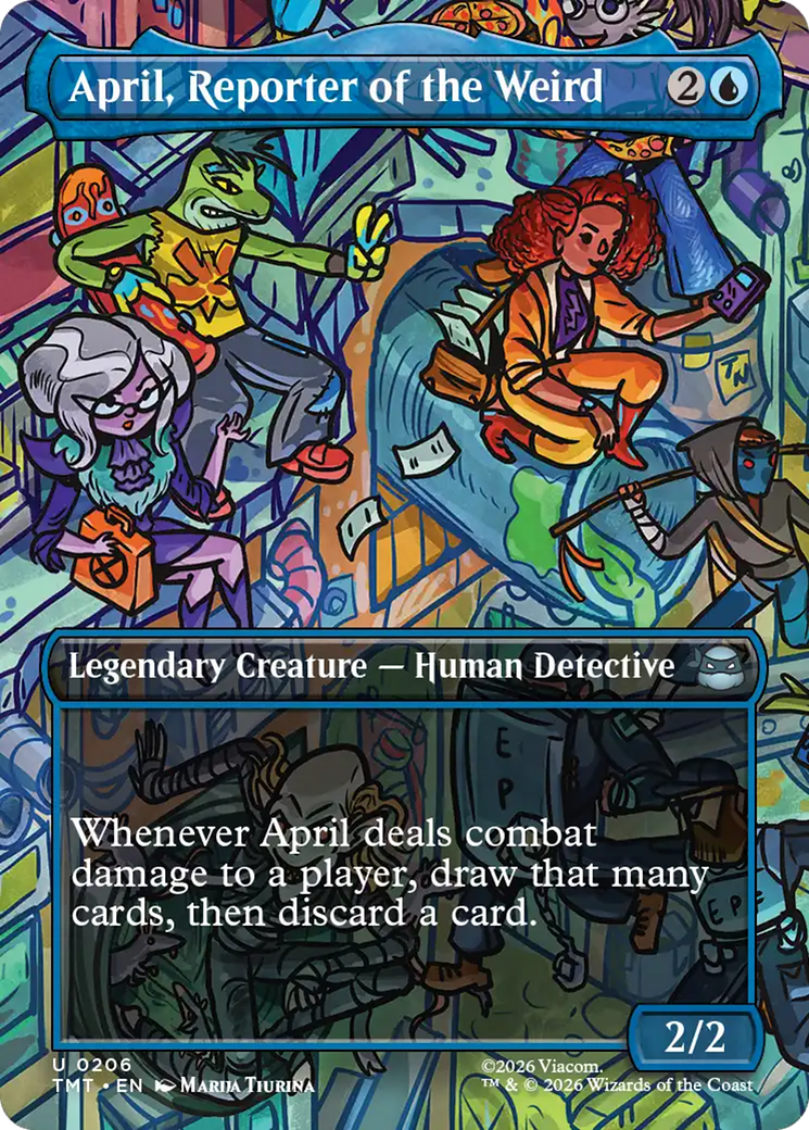 April, Reporter of the Weird (Borderless) [Teenage Mutant Ninja Turtles] | Gate City Games LLC