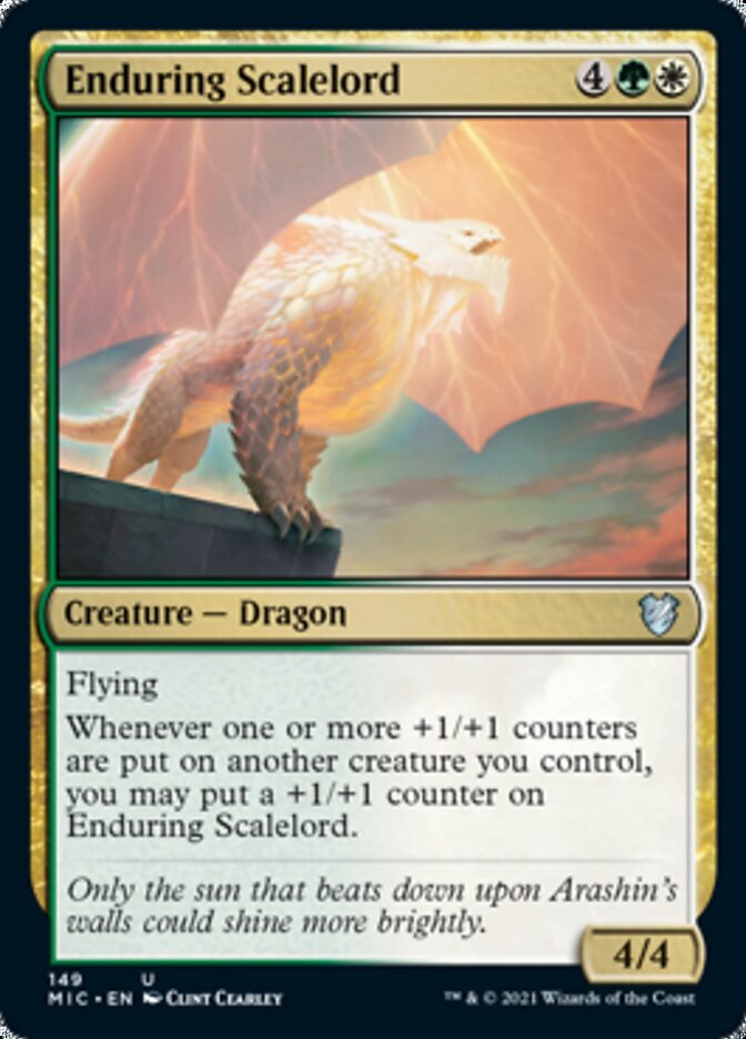 Enduring Scalelord [Innistrad: Midnight Hunt Commander] | Gate City Games LLC