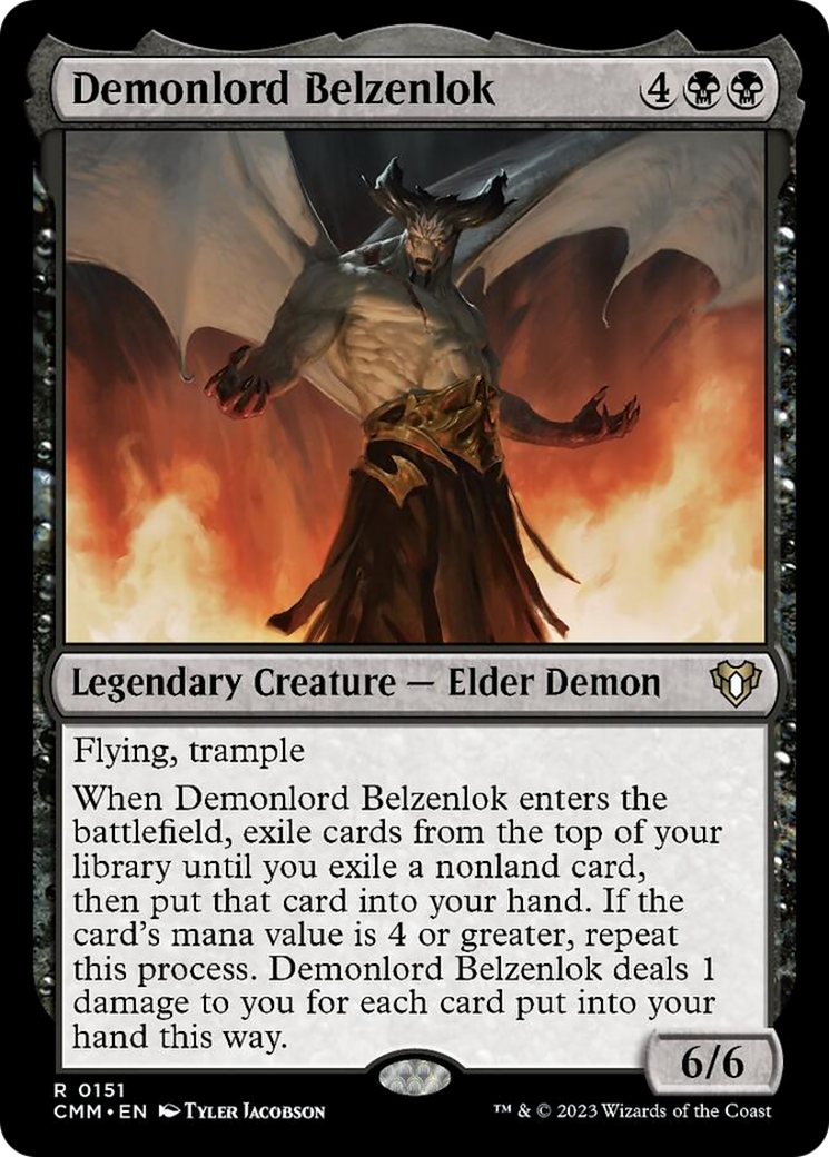 Demonlord Belzenlok [Commander Masters] | Gate City Games LLC