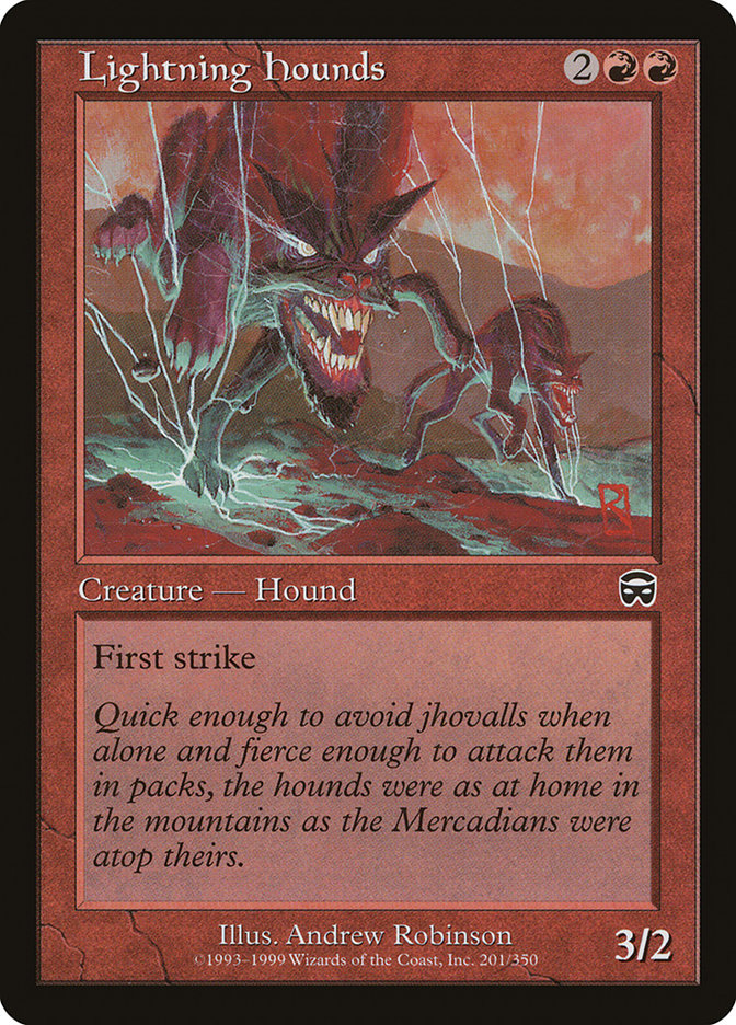 Lightning Hounds [Mercadian Masques] | Gate City Games LLC