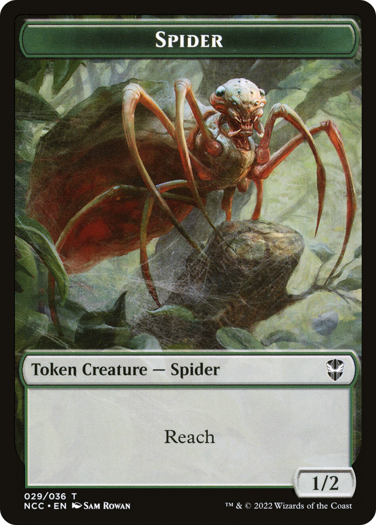 Treasure // Spider Double-Sided Token [The List] | Gate City Games LLC