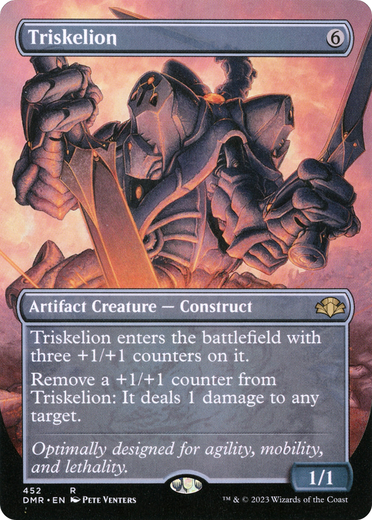 Triskelion (Borderless Alternate Art) [Dominaria Remastered] | Gate City Games LLC