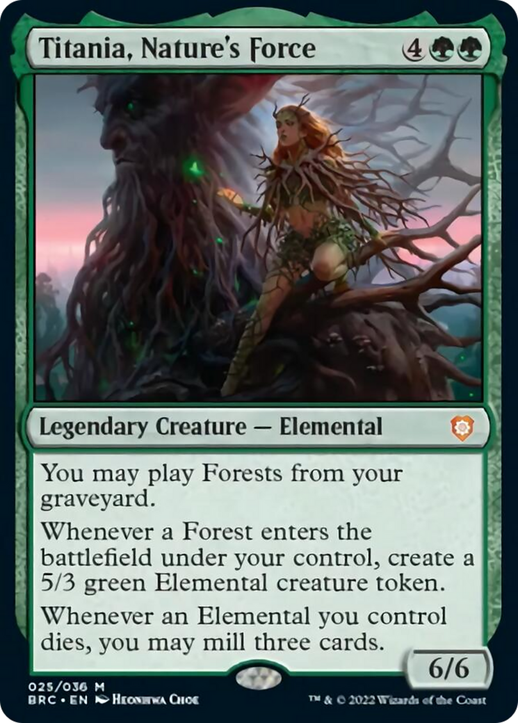 Titania, Nature's Force [The Brothers' War Commander] | Gate City Games LLC
