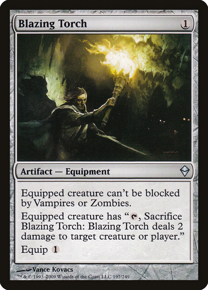 Blazing Torch [Zendikar] | Gate City Games LLC