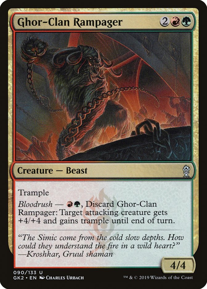 Ghor-Clan Rampager [Ravnica Allegiance Guild Kit] | Gate City Games LLC