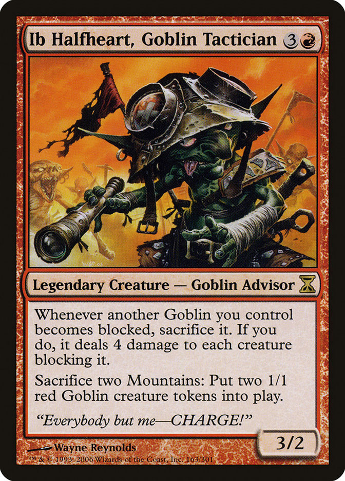 Ib Halfheart, Goblin Tactician [Time Spiral] | Gate City Games LLC