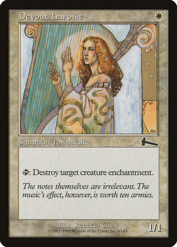 Devout Harpist [Urza's Legacy] | Gate City Games LLC