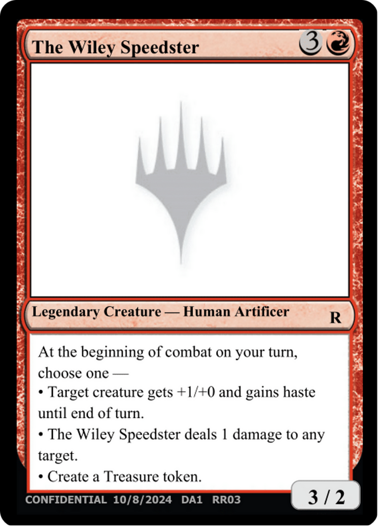 The Wiley Speedster [Unknown Event] | Gate City Games LLC