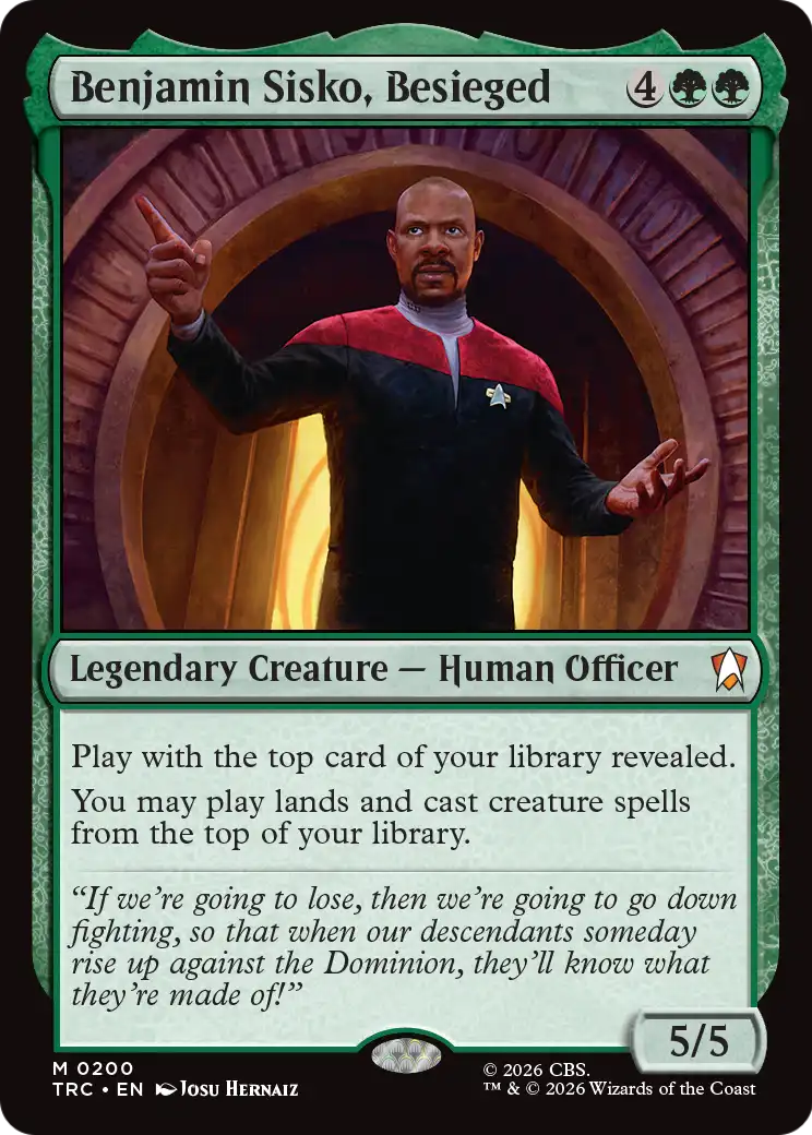 Benjamin Sisko, Besieged [Star Trek Commander] | Gate City Games LLC