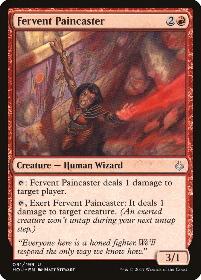 Fervent Paincaster [Hour of Devastation] | Gate City Games LLC