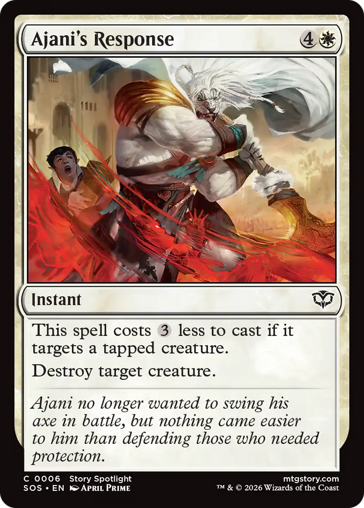 Ajani's Response [Secrets of Strixhaven] | Gate City Games LLC