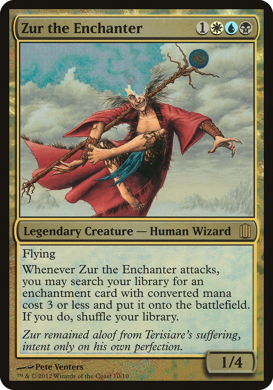 Zur the Enchanter (Oversized) [Commander's Arsenal Oversized] | Gate City Games LLC