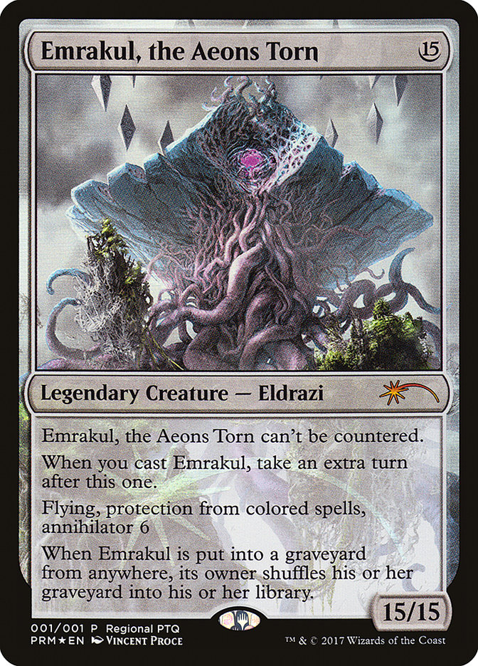 Emrakul, the Aeons Torn (Regional PTQ) [Pro Tour Promos] | Gate City Games LLC