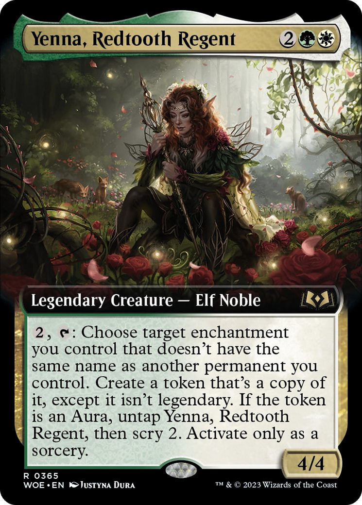 Yenna, Redtooth Regent (Extended Art) [Wilds of Eldraine] | Gate City Games LLC