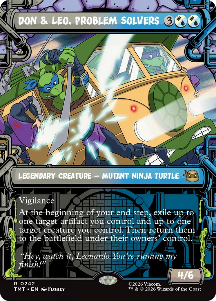 Don & Leo, Problem Solvers (Showcase) [Teenage Mutant Ninja Turtles] | Gate City Games LLC