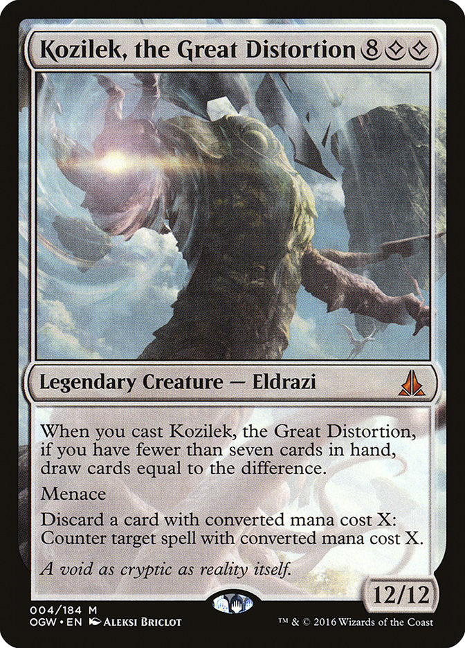 Kozilek, the Great Distortion [Oath of the Gatewatch] | Gate City Games LLC