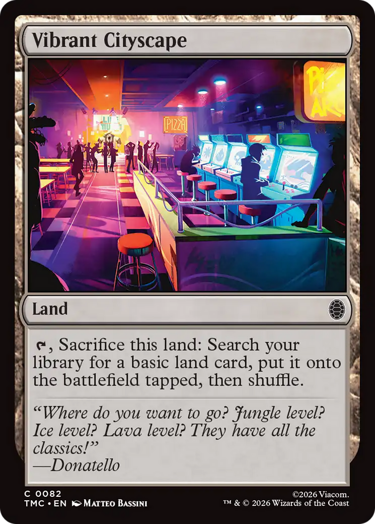 Vibrant Cityscape [Teenage Mutant Ninja Turtles Commander] | Gate City Games LLC