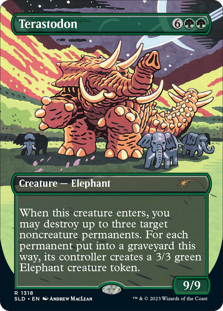 Terastodon (Rainbow Foil) [Secret Lair Drop Series] | Gate City Games LLC