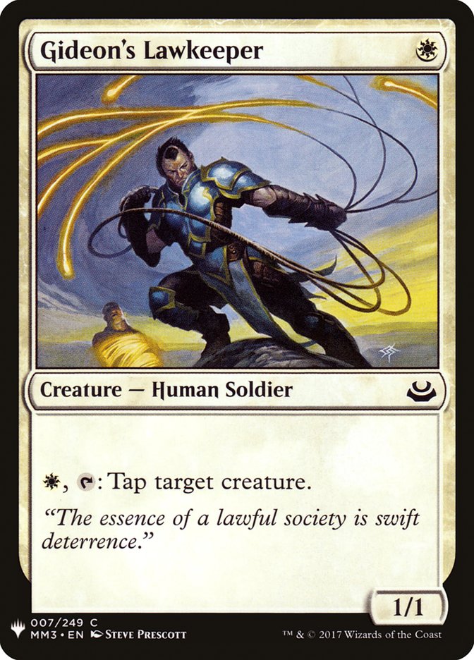 Gideon's Lawkeeper [Mystery Booster] | Gate City Games LLC