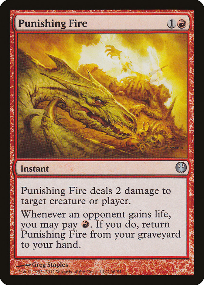 Punishing Fire [Duel Decks: Knights vs. Dragons] | Gate City Games LLC