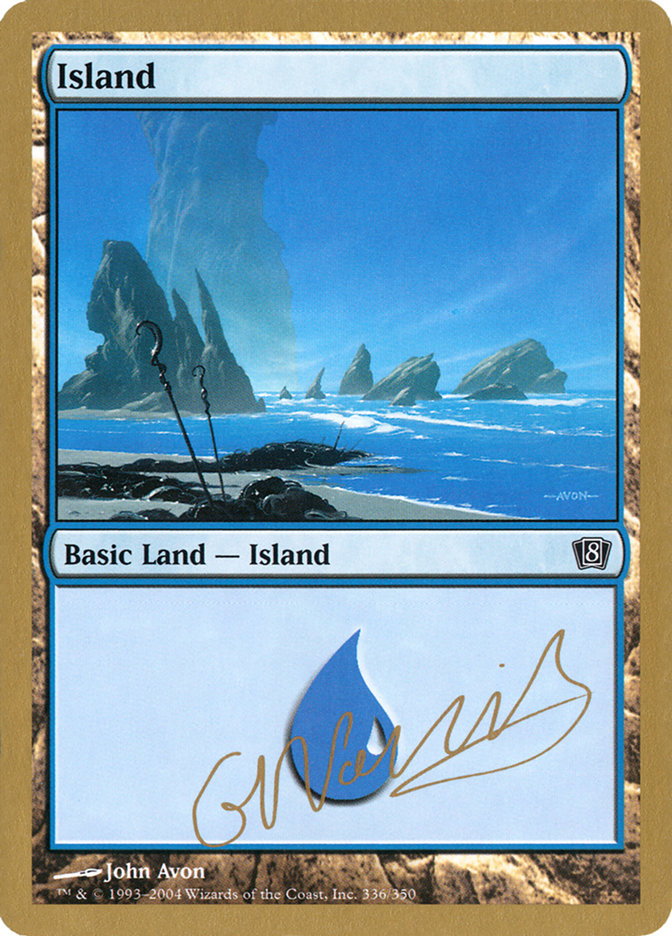 Island (gn336) (Gabriel Nassif) [World Championship Decks 2004] | Gate City Games LLC