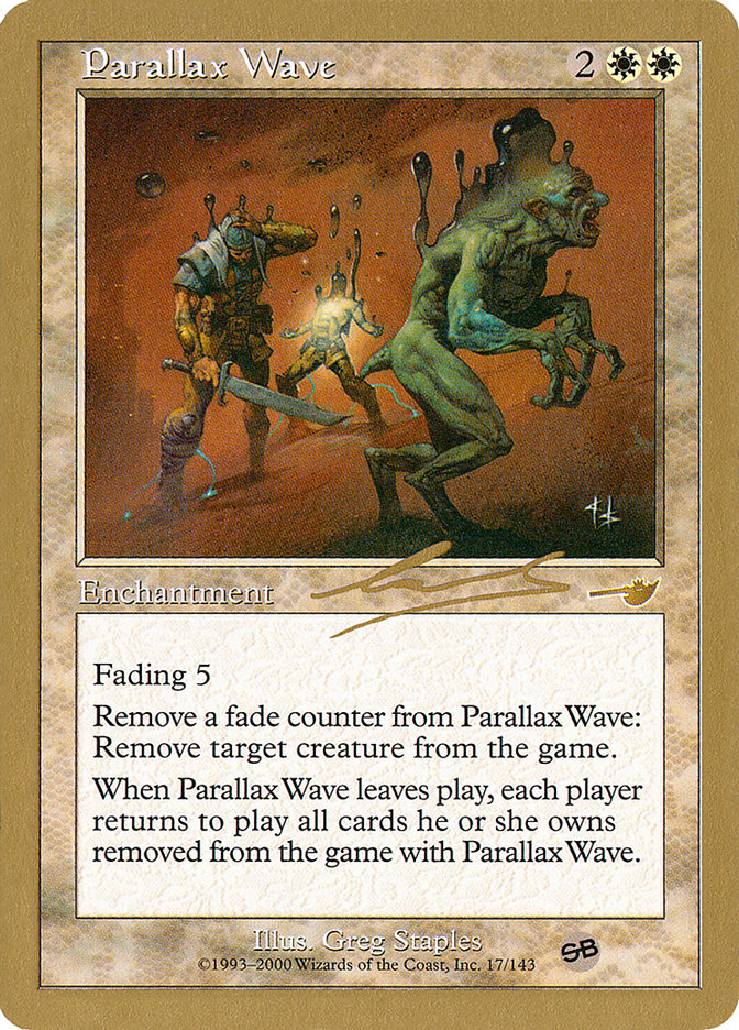 Parallax Wave (Nicolas Labarre) (SB) [World Championship Decks 2000] | Gate City Games LLC