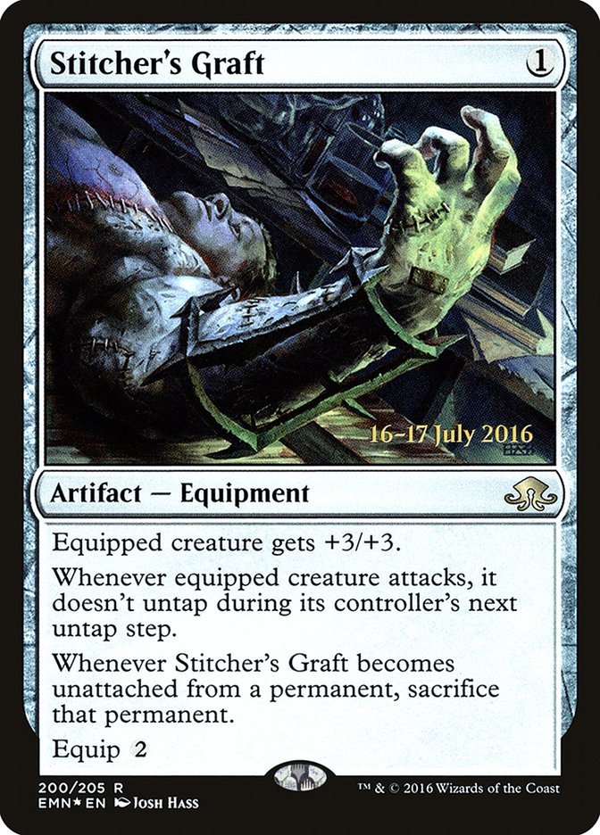 Stitcher's Graft [Eldritch Moon Prerelease Promos] | Gate City Games LLC