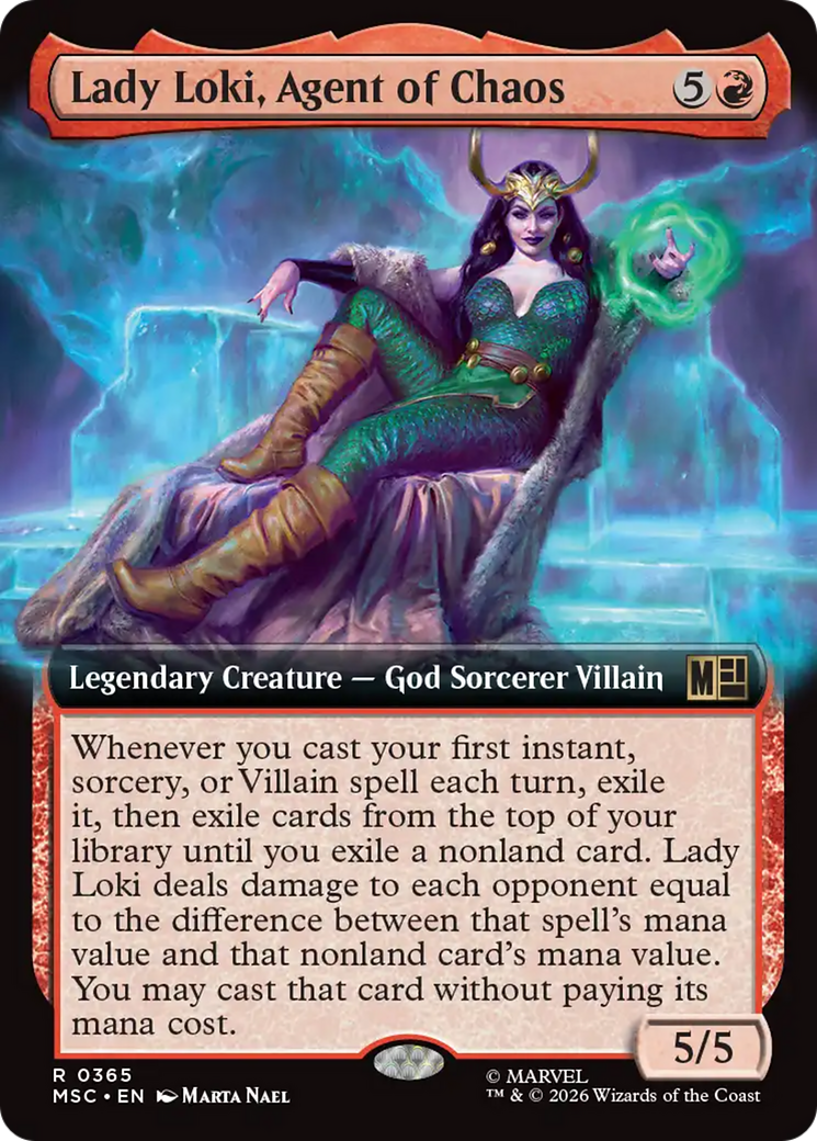 Lady Loki, Agent of Chaos (Extended Art) [Marvel Super Heroes Commander] | Gate City Games LLC