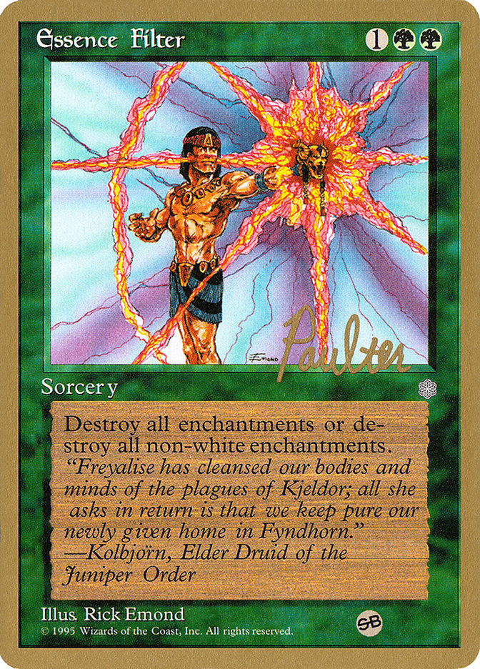 Essence Filter (Preston Poulter) (SB) [Pro Tour Collector Set] | Gate City Games LLC