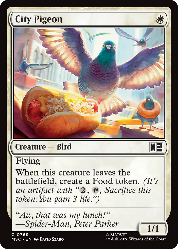 City Pigeon [Marvel Super Heroes Commander] | Gate City Games LLC