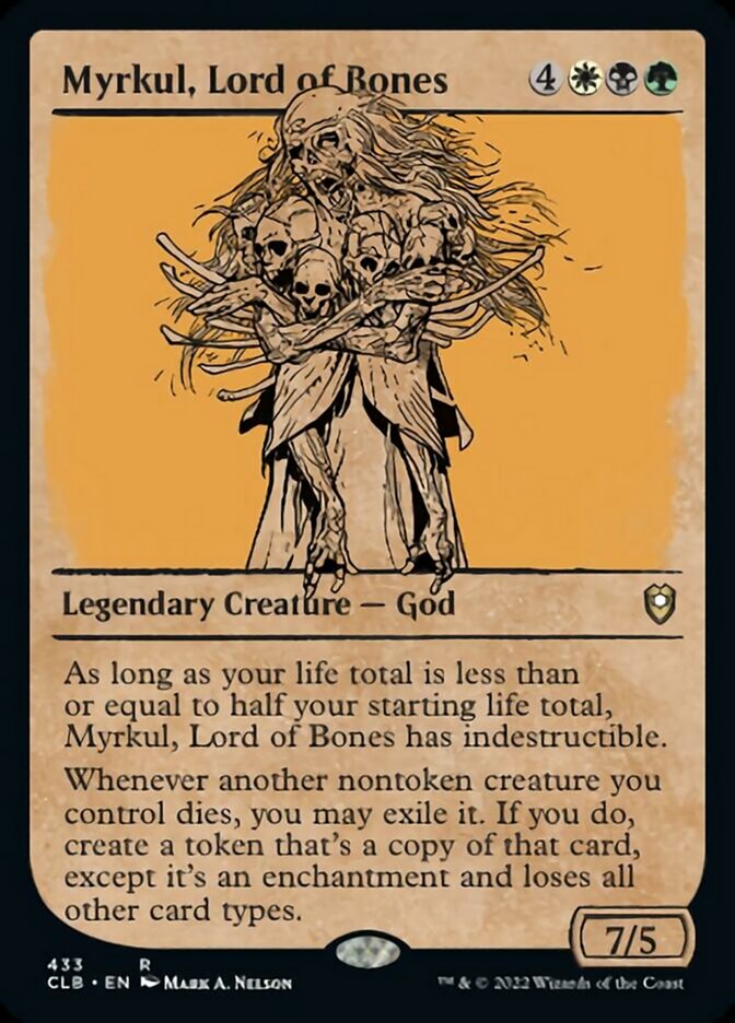 Myrkul, Lord of Bones (Showcase) [Commander Legends: Battle for Baldur's Gate] | Gate City Games LLC
