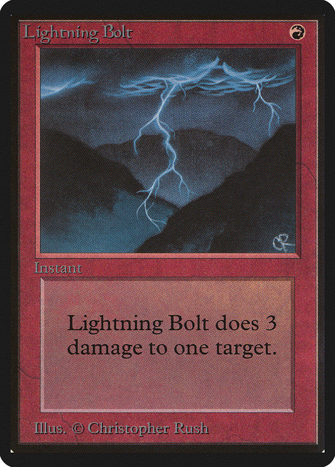 Lightning Bolt [Beta Edition] | Gate City Games LLC