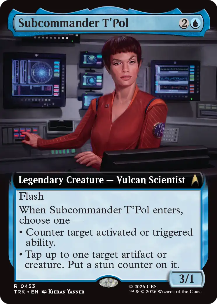 Subcommander T'Pol (Extended Art) [Star Trek] | Gate City Games LLC