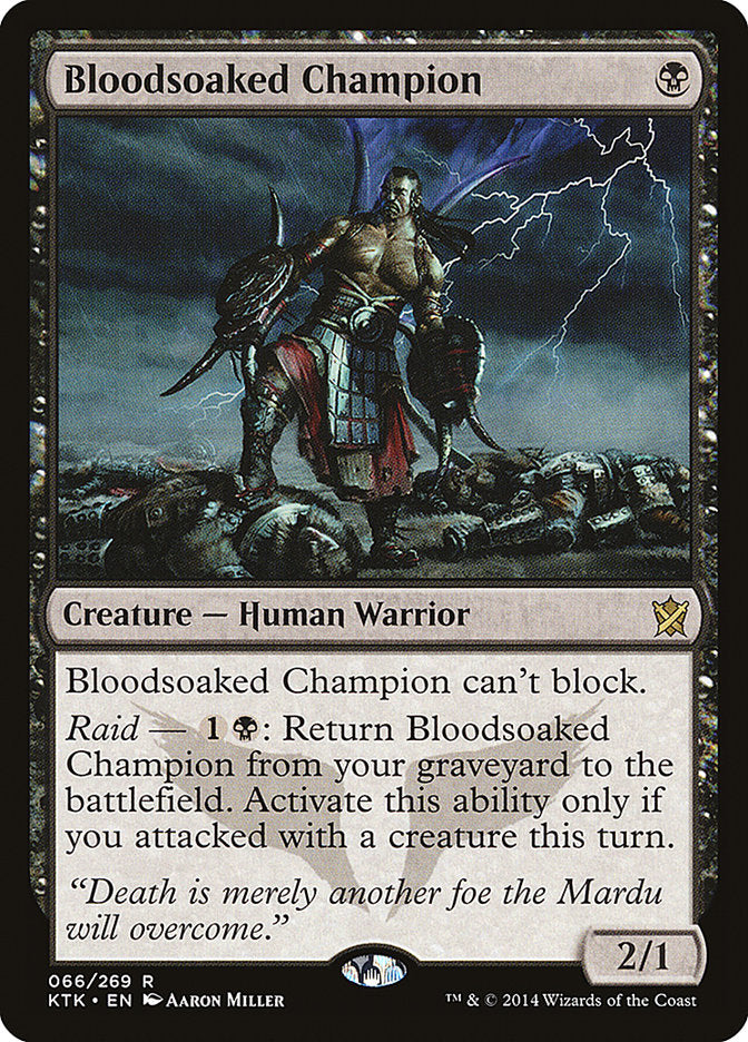 Bloodsoaked Champion [Khans of Tarkir] | Gate City Games LLC