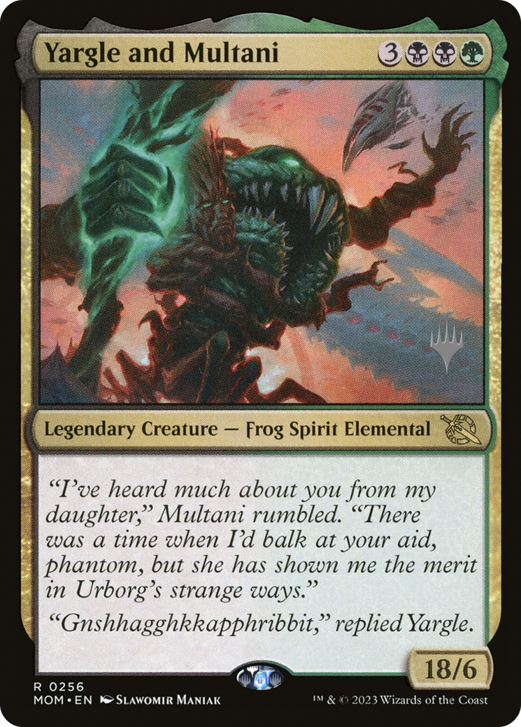 Yargle and Multani (Promo Pack) [March of the Machine Promos] | Gate City Games LLC