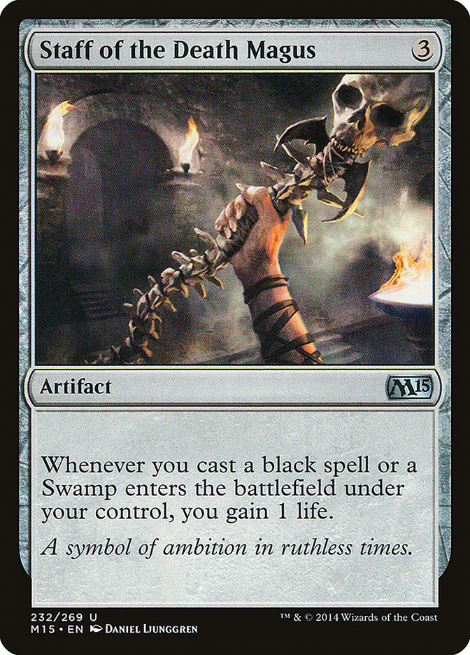 Staff of the Death Magus [Magic 2015] | Gate City Games LLC